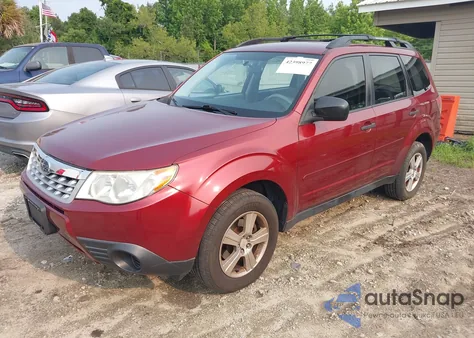 2012 Subaru Forester 2.5X from USA, damaged, VIN JF2SHABC2CH427427